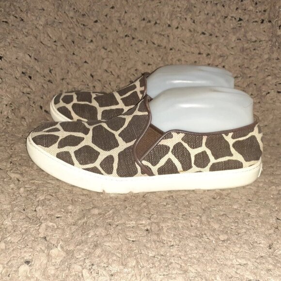 COLE HAAN-Grand.Os-Jennica Shimmer Giraffe Print-Loafers-Sz 7.5B-Excellent - Picture 2 of 7